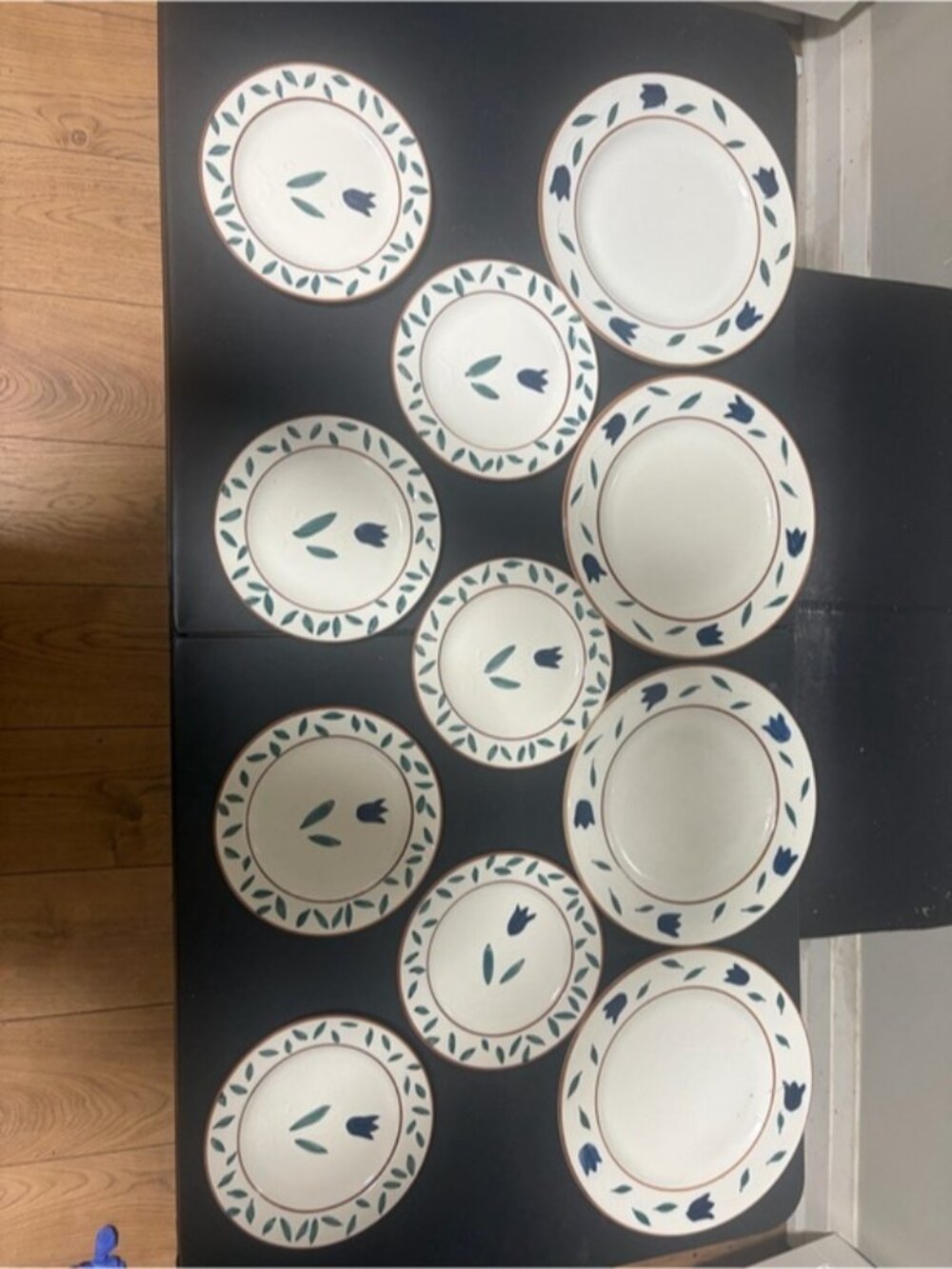 Autumn Harvest 11pc Dinnerware Set Floral Plates Bowls Kitchen